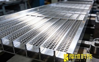 水導激光加工案例之航空7075鋁合金格柵加工